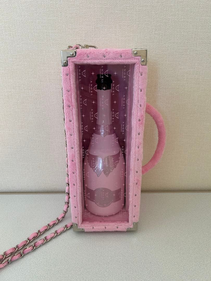ピンク ボトルケース付き