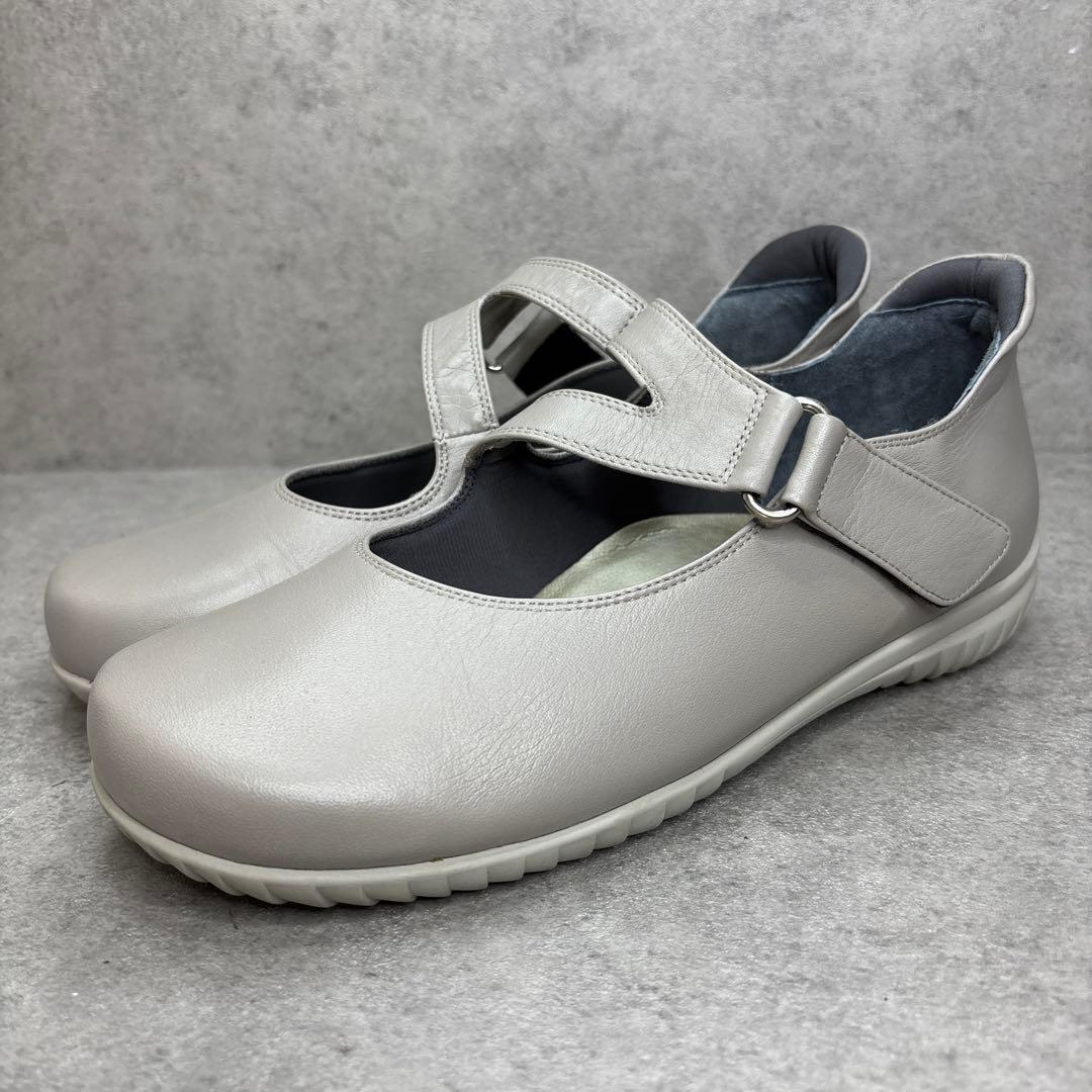 極美品！ミスキョウコ miss Kyouko 甲ストラップ パンプス レザー