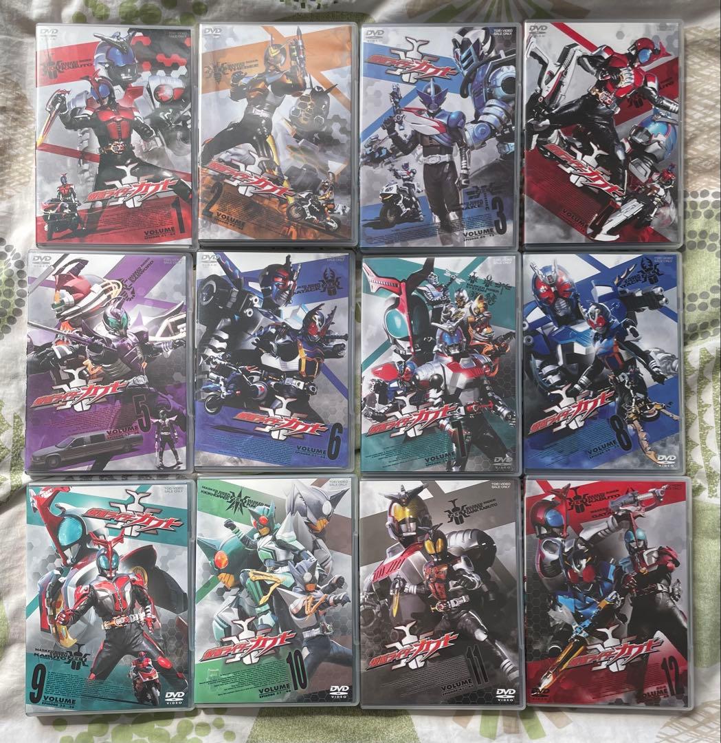 仮面ライダーカブト 全12巻DVDセット セル版 美品
