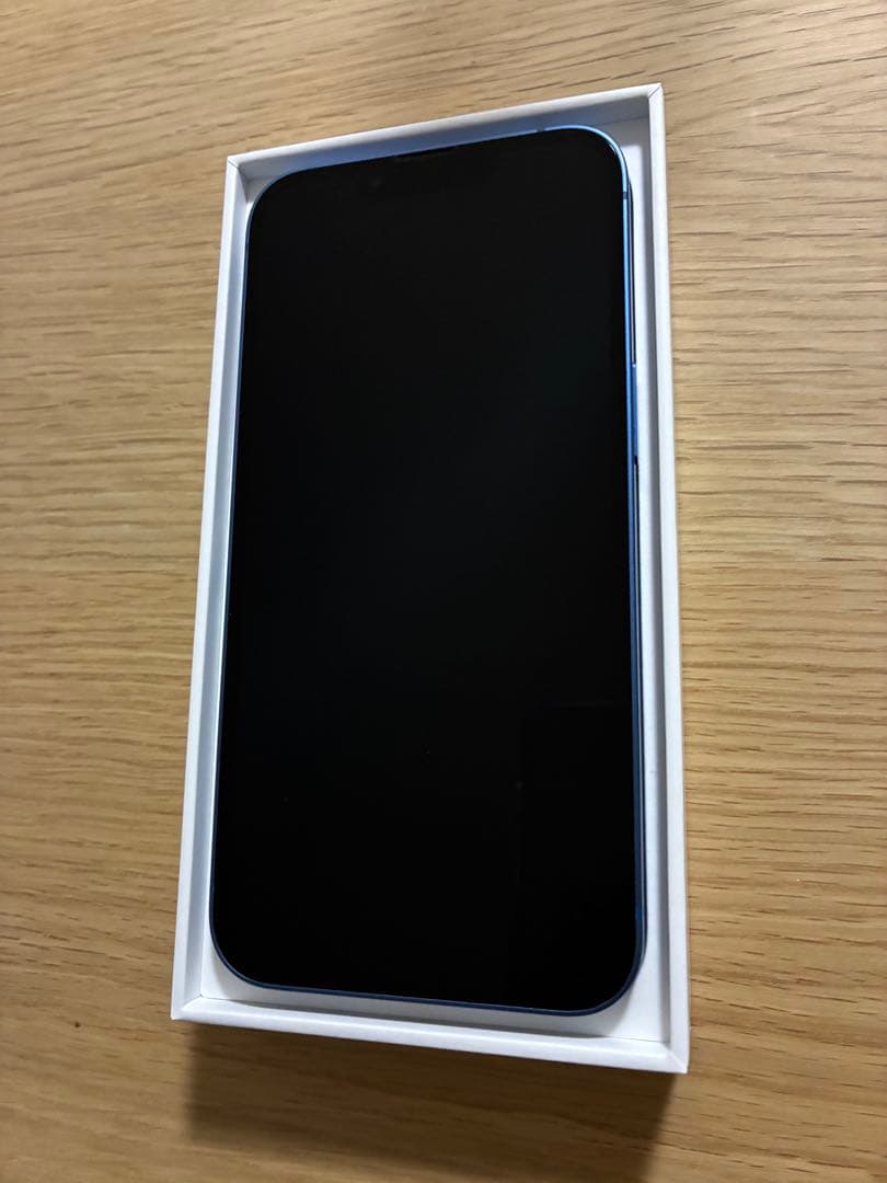 【輝】Apple iPhone 13 ブルー 本体　128GB