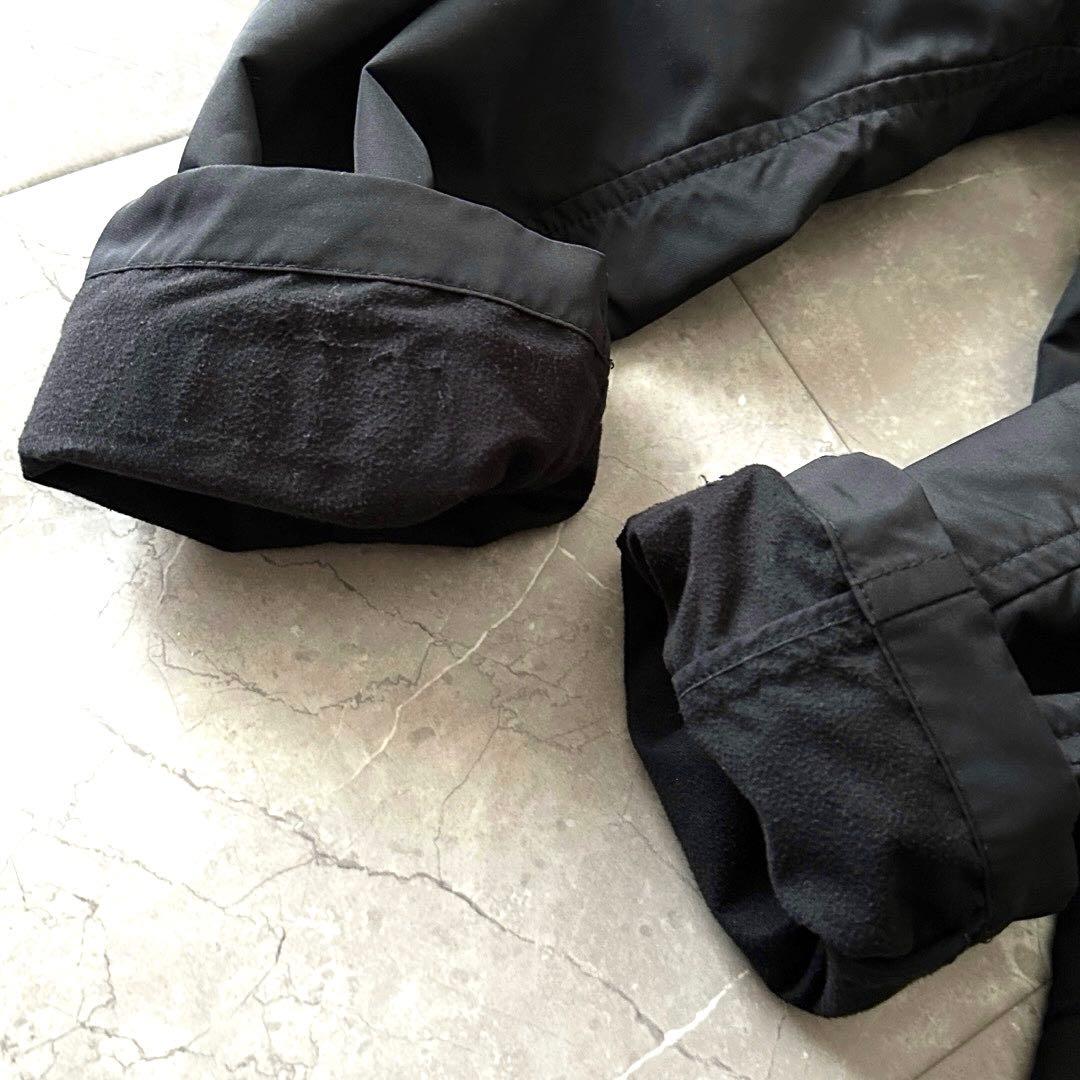 08sircus ナイロン フーデッド コート ブラック サイズXL モッズ