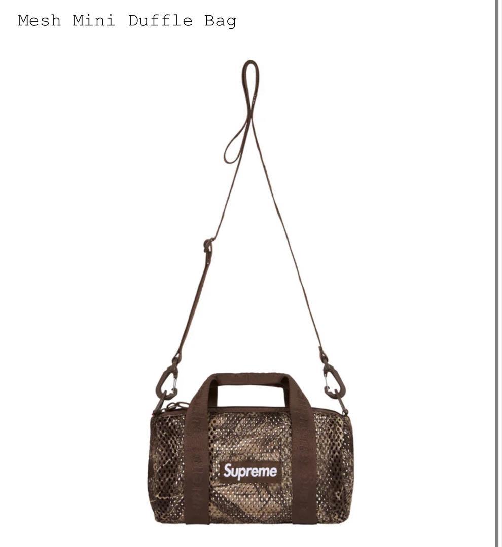 バッグ Supreme Mesh Mini Duffle Bag TrueTimber