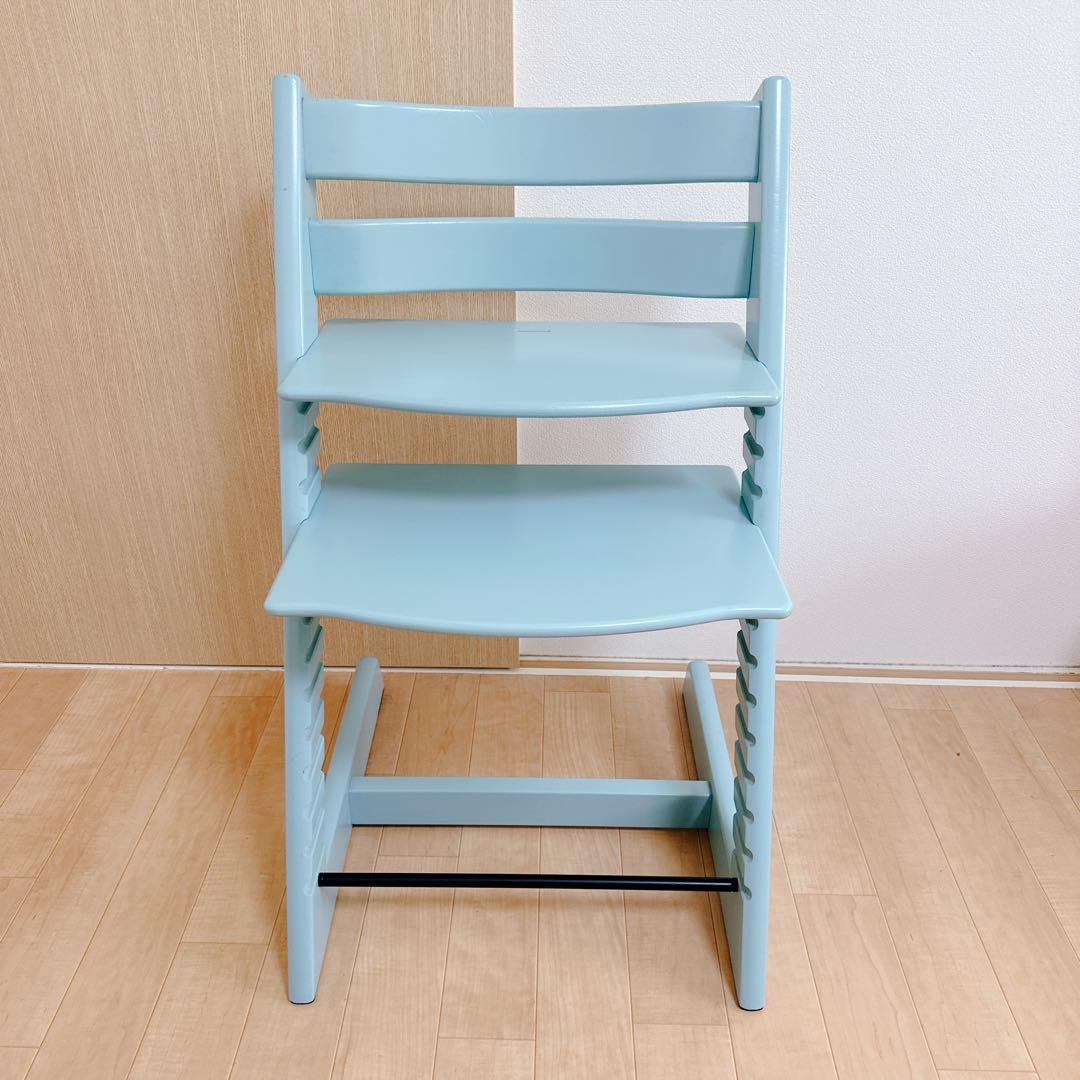 廃盤色 STOKKE ストッケ トリップトラップ シリアル6 アクアブルー