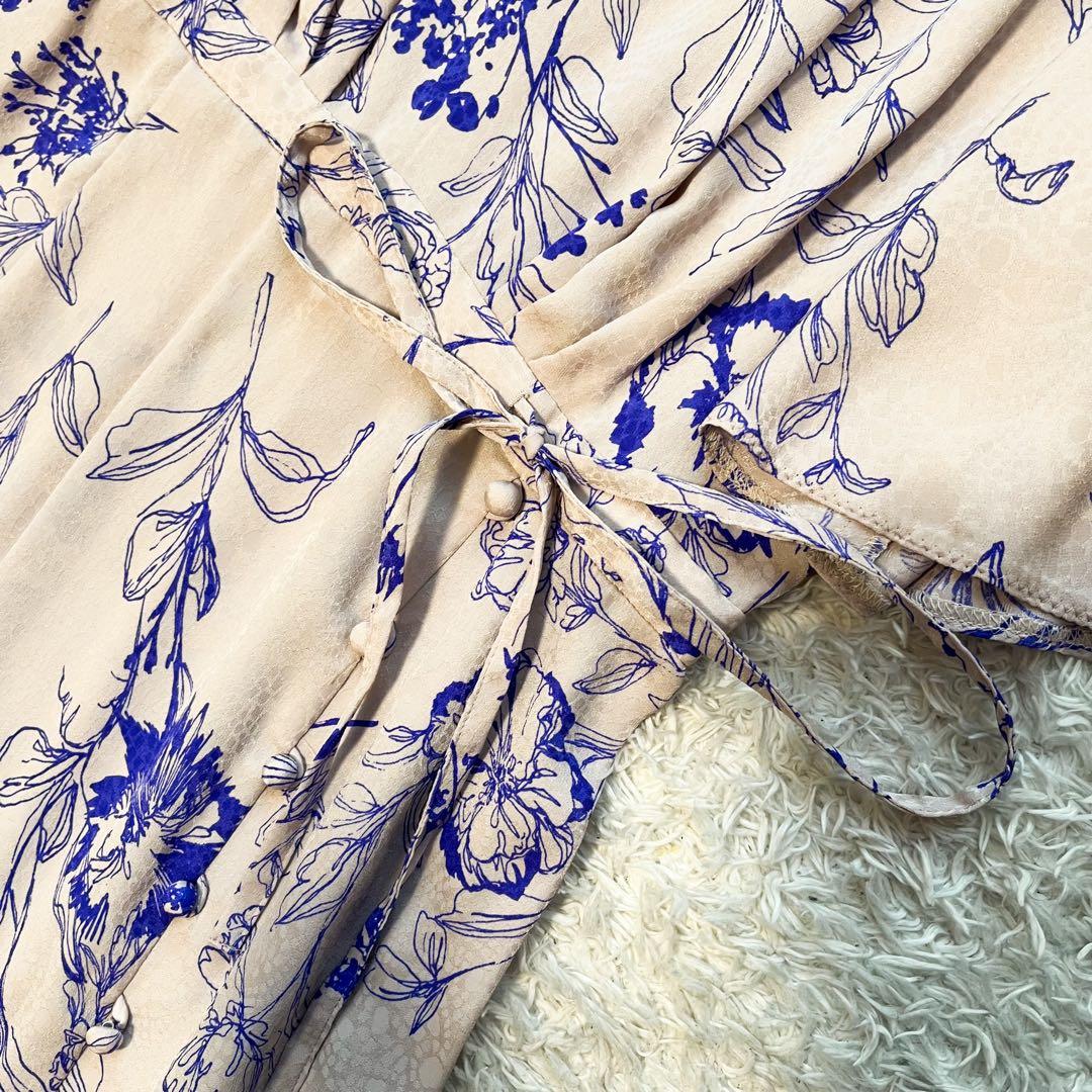 23年 ピンキーアンドダイアン　ボタニカルプリントマーメイドワンピース