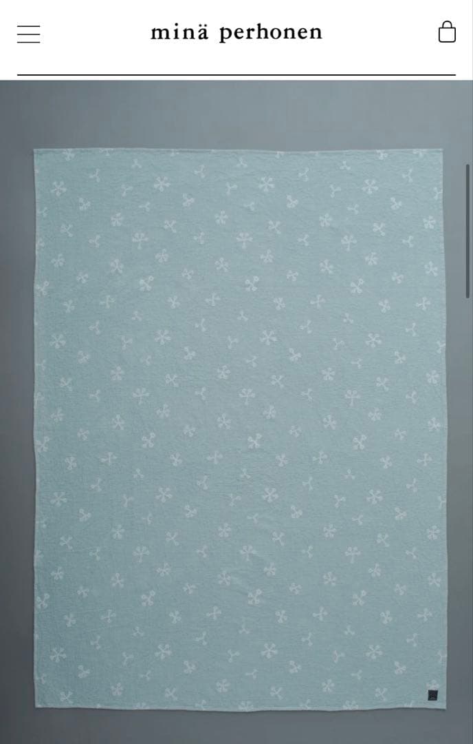 最終値下げ！ミナペルホネン　ブランケット小　完売　新品未使用