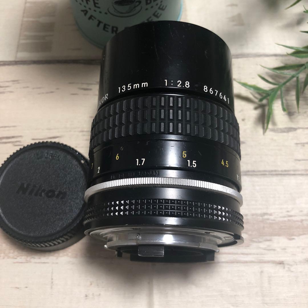 ニコン Nikon NIKKOR 135mm F2.8 望遠レンズ
