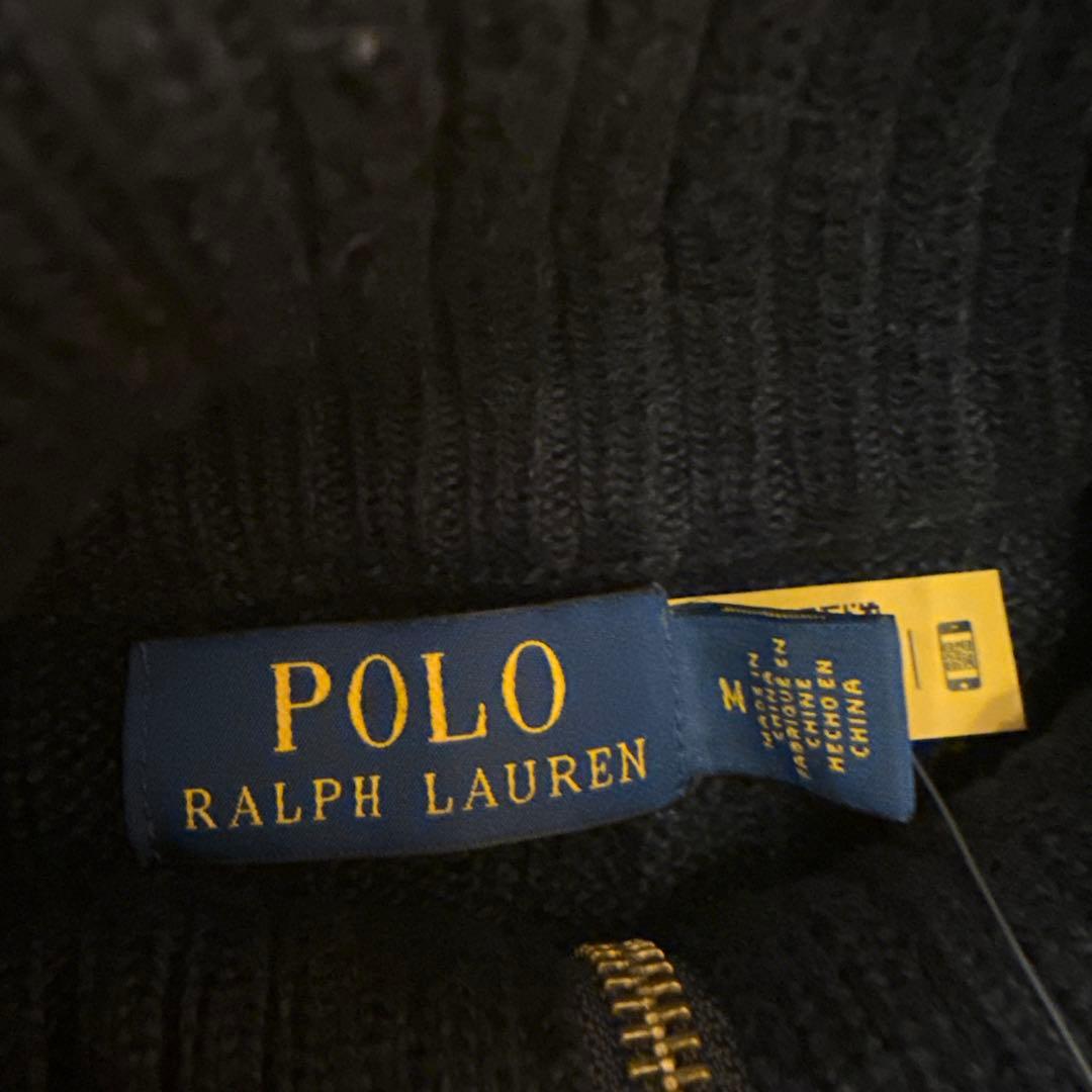 POLO Ralph Laurenケーブルニット フルジップアップセーター