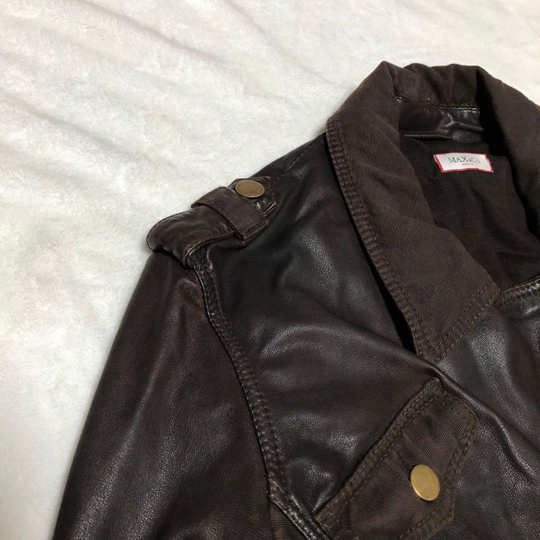 未使用タグ付✨マックスアンドコー【40】シングル ライダース ヴィンテージ