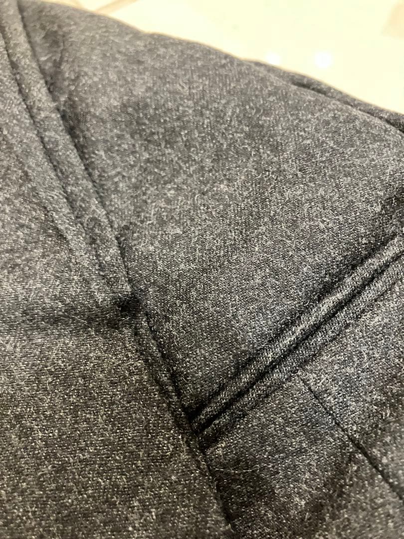 GERMANO ウール　ワンプリーツ　スラックス　未使用