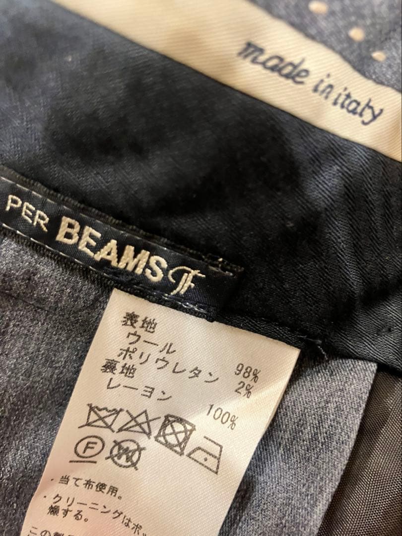 GERMANO ウール　ワンプリーツ　スラックス　未使用