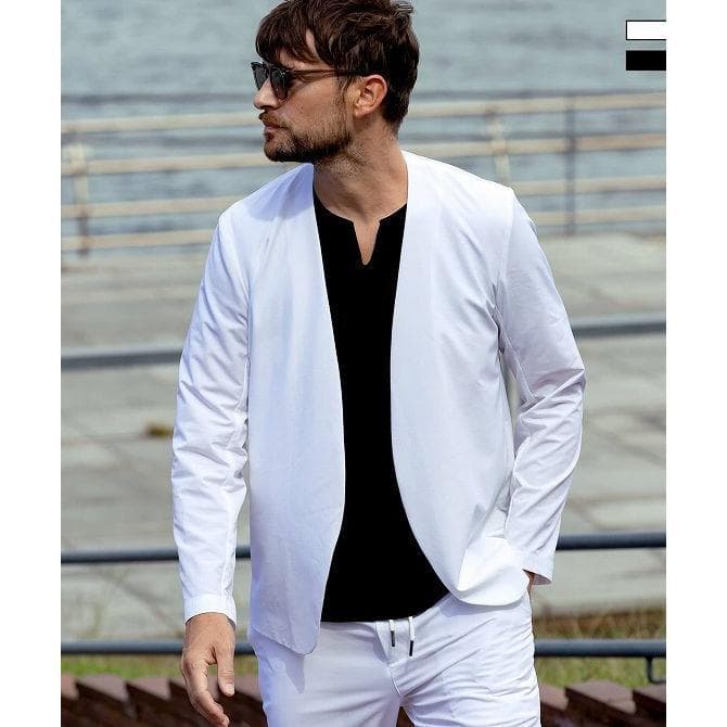 ★1PIU1UGUALE3 RELAX　パーテックス　ノーカラージャケット　ＸＬ