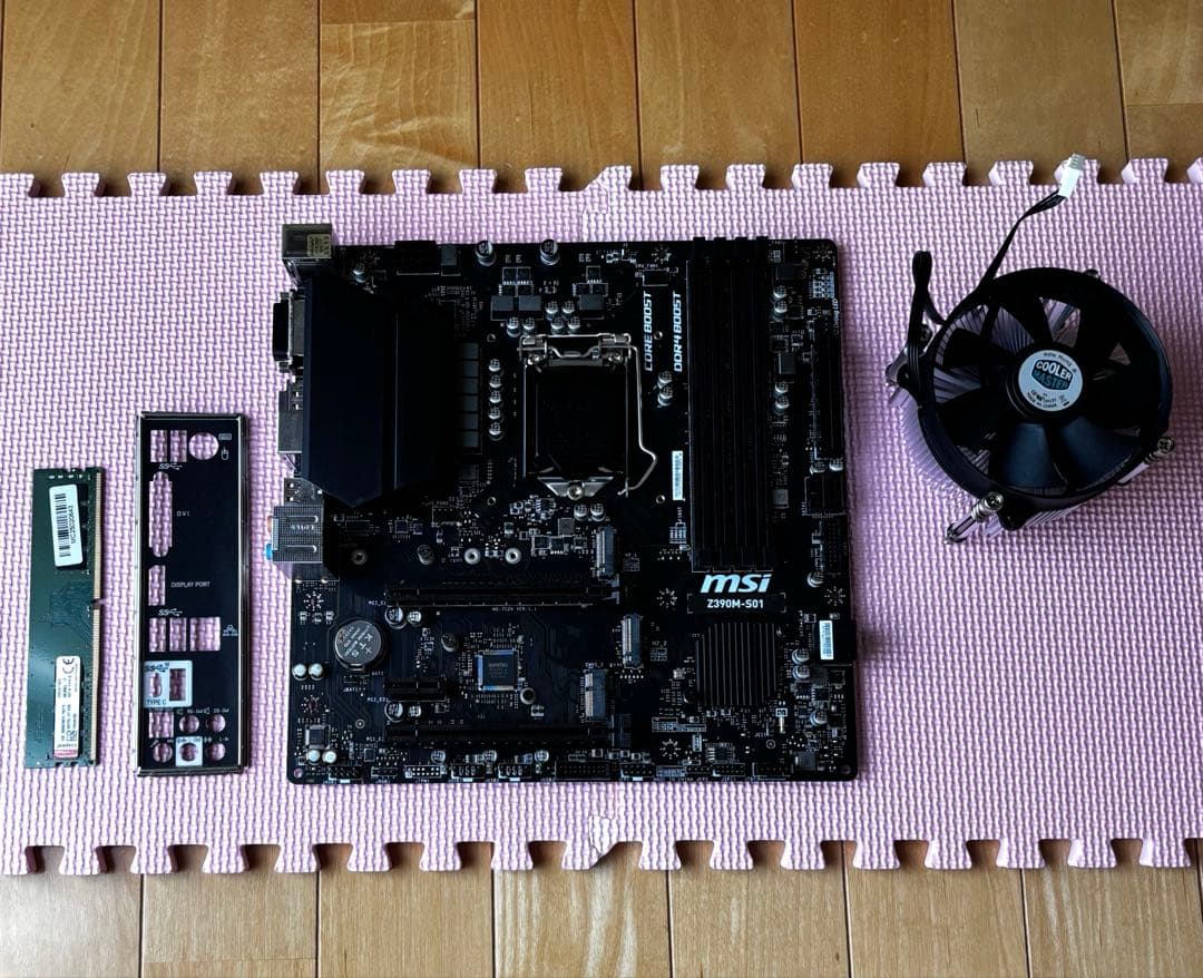 MSI Z390-S01 マザーボード　CPUクーラー付