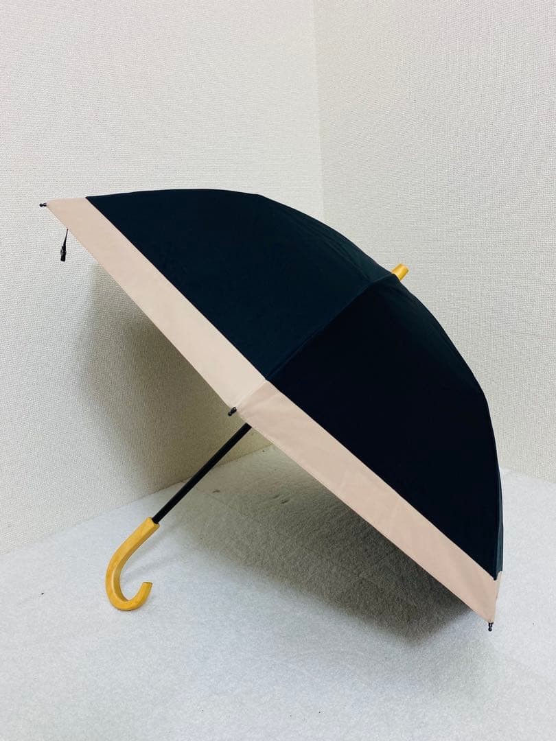【美品】SUN BARRIER100 2段折 折りたたみ日傘 コンビ