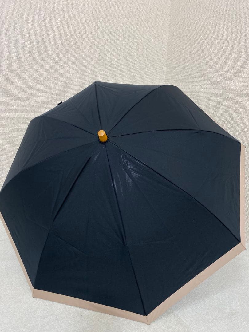 【美品】SUN BARRIER100 2段折 折りたたみ日傘 コンビ
