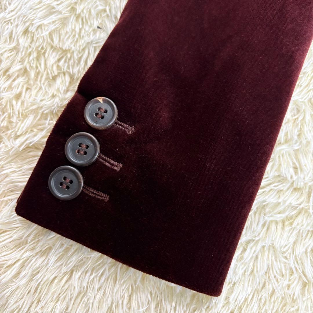 ミュウミュウ　miumiu テーラードジャケット ベロア　スエード　起毛