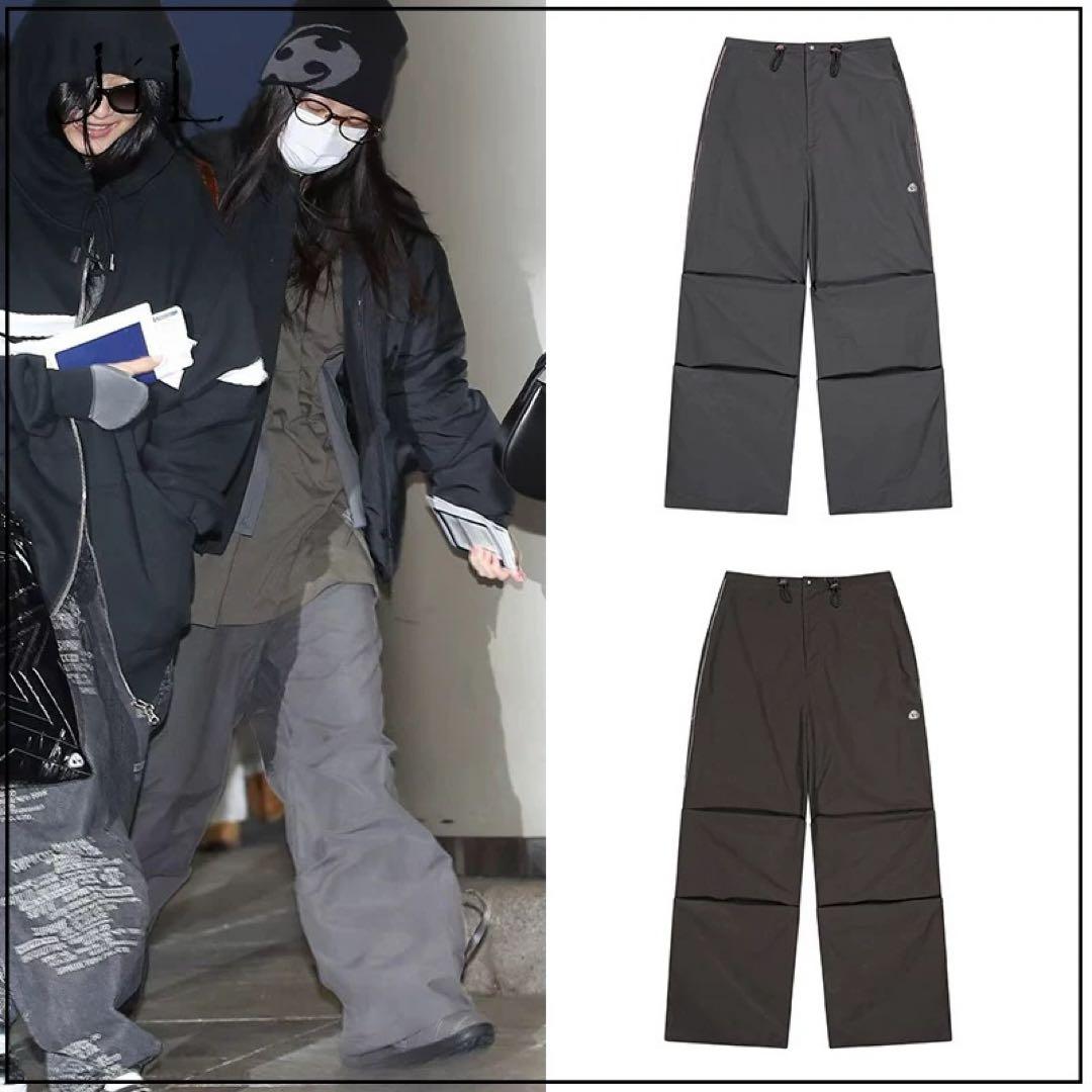 coyseio パンツ Strap Line Pants Grey 1サイズa5