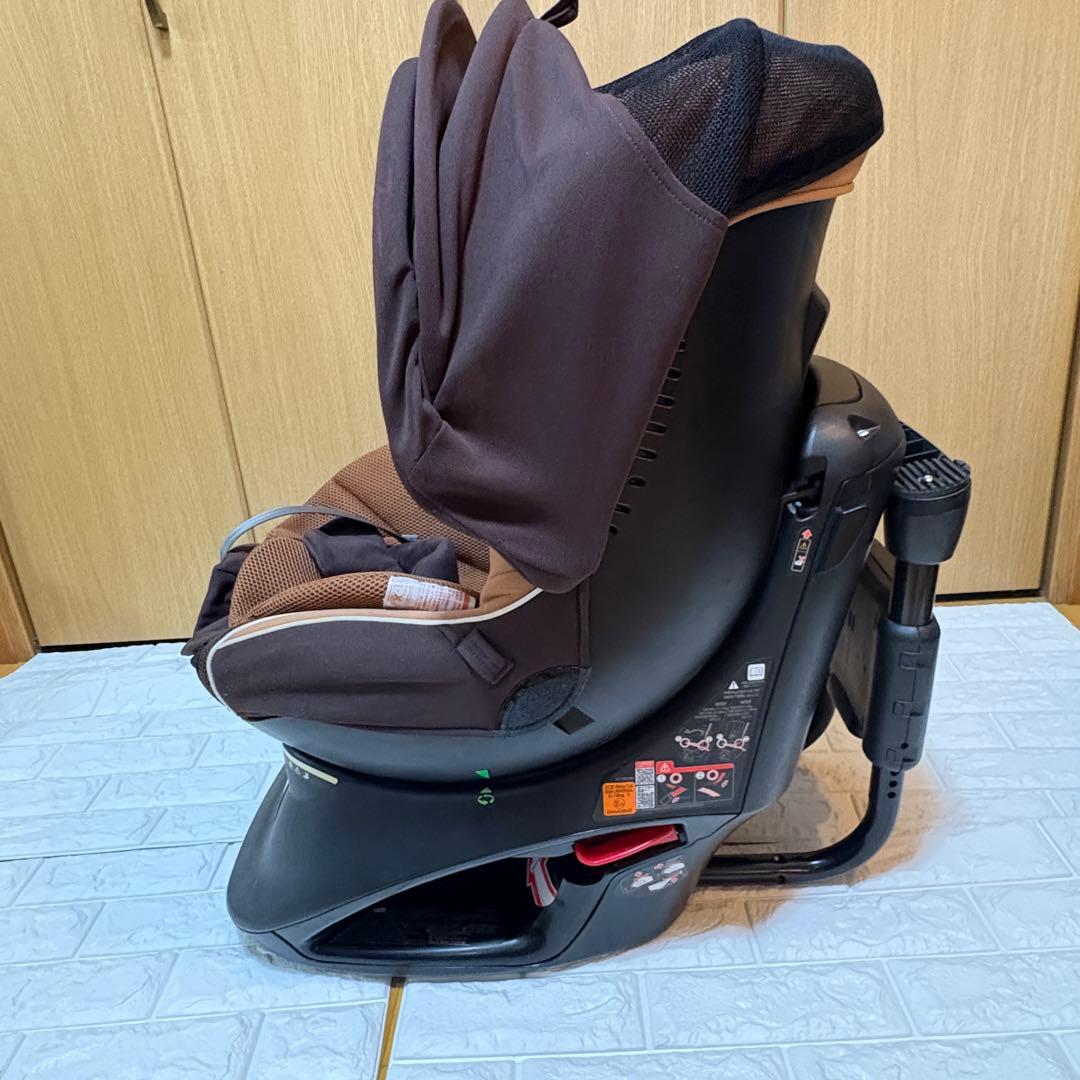 【美品】エールベベ クルットNT2 チャイルドシート　シナモンブラウン