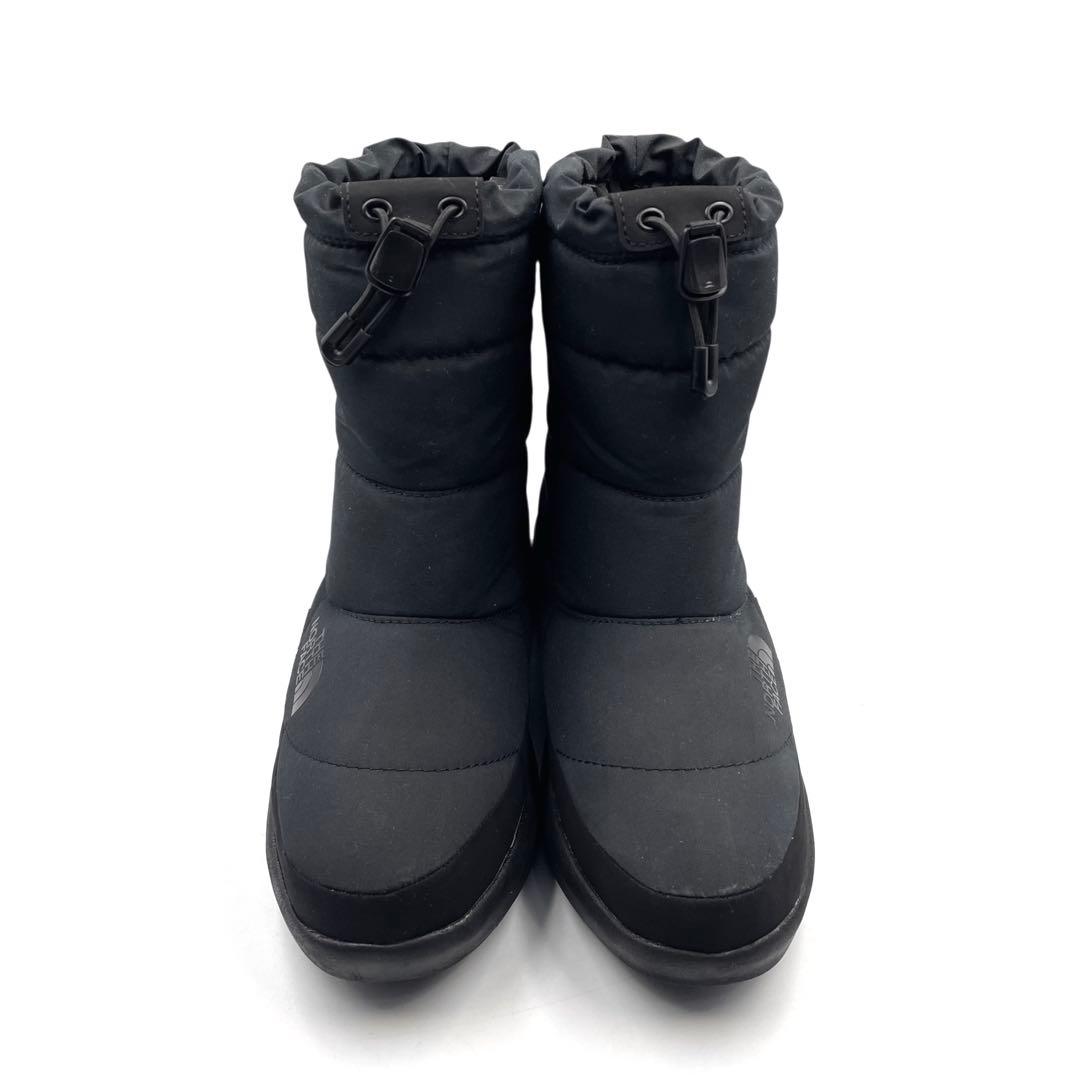 《未使用級》ノースフェイス ヌプシ スノー ブーツ 防水加工 黒系 24.0cm