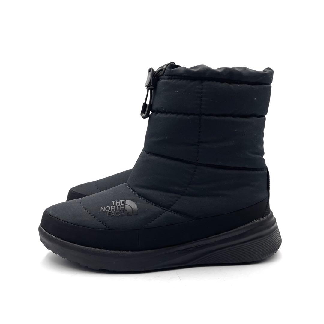 《未使用級》ノースフェイス ヌプシ スノー ブーツ 防水加工 黒系 24.0cm