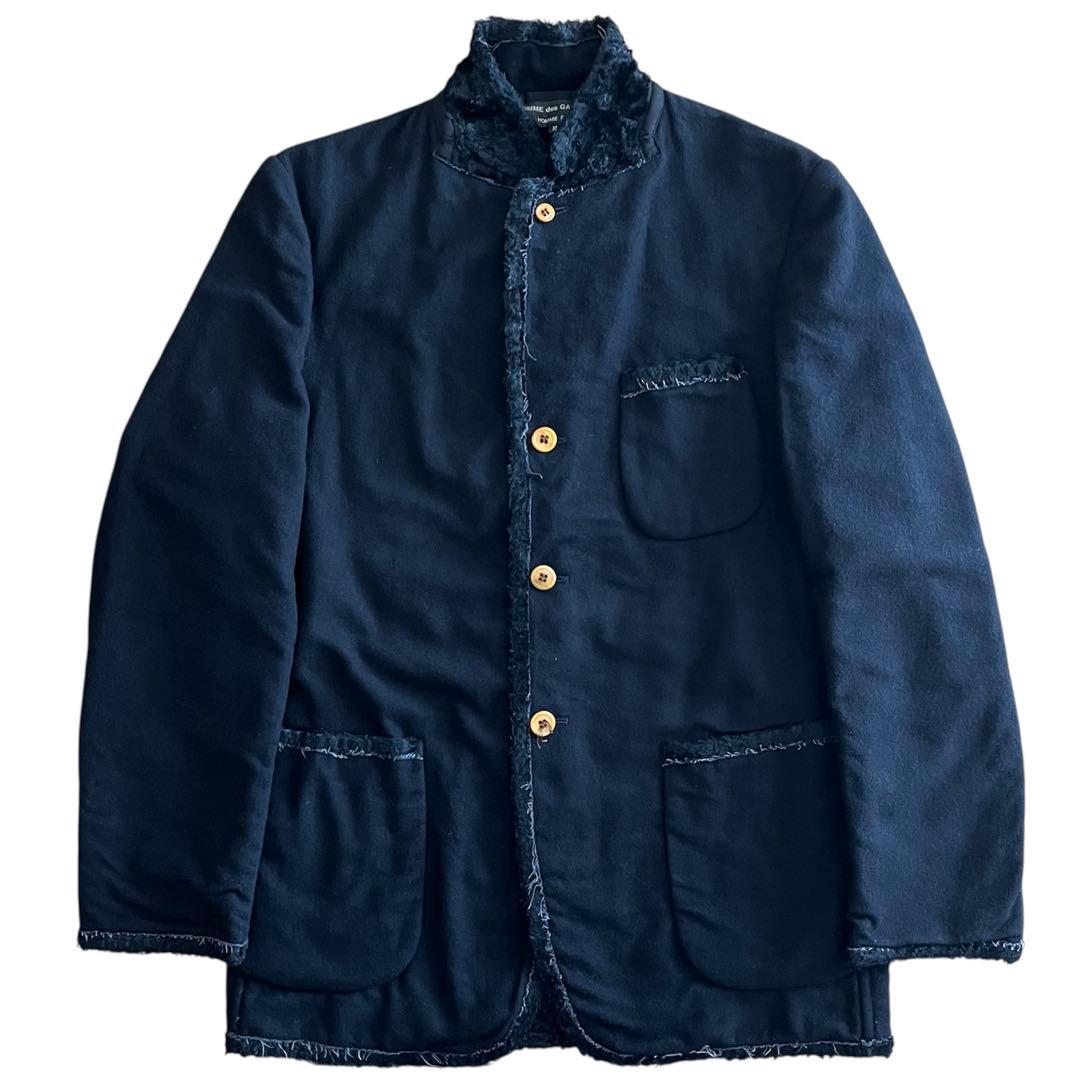 買*症様 02aw ギャルソン オム プリュス ジャケット M ダークネイビー