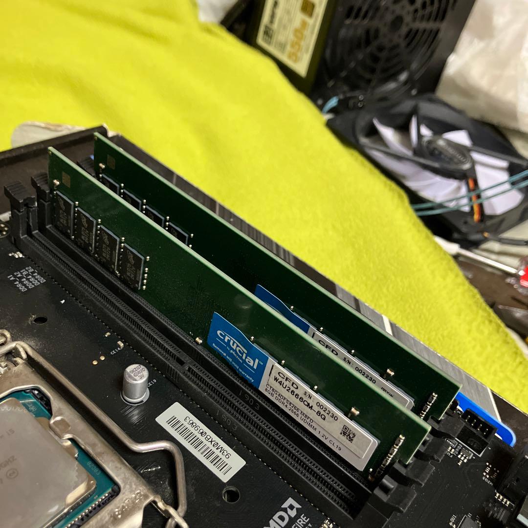 i5 9400F付き　ASRock Z390 Pro4 メモリ16GB