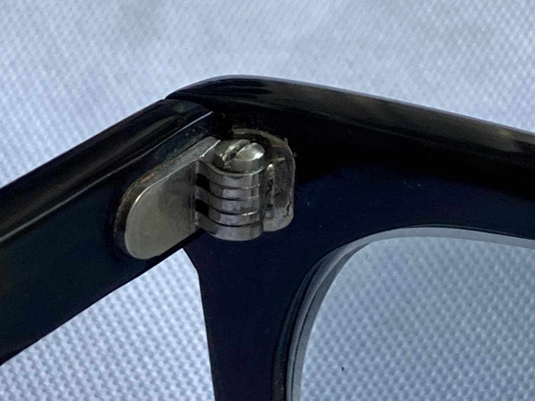 【まさ】天然本鼈甲 黒甲 真黒（しんくろ?） 眼鏡フレーム