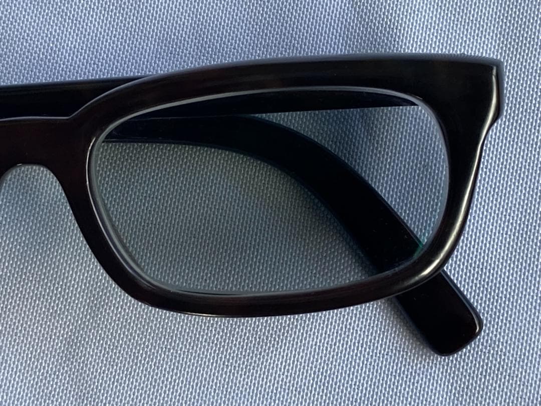 【まさ】天然本鼈甲 黒甲 真黒（しんくろ?） 眼鏡フレーム