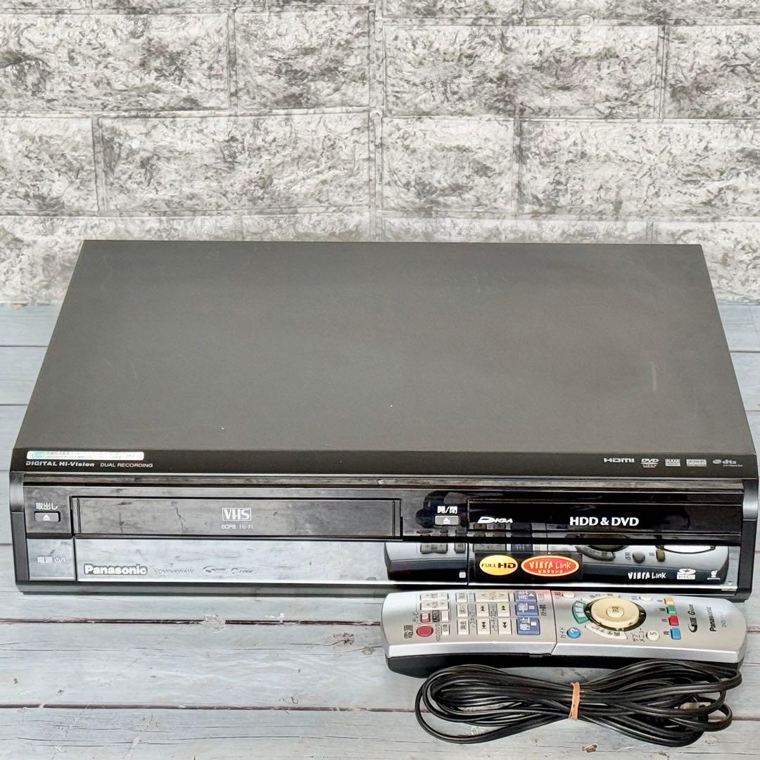ジャンク品 Panasonic「DMR-XW41V」VHS一体型DVDレコーダー