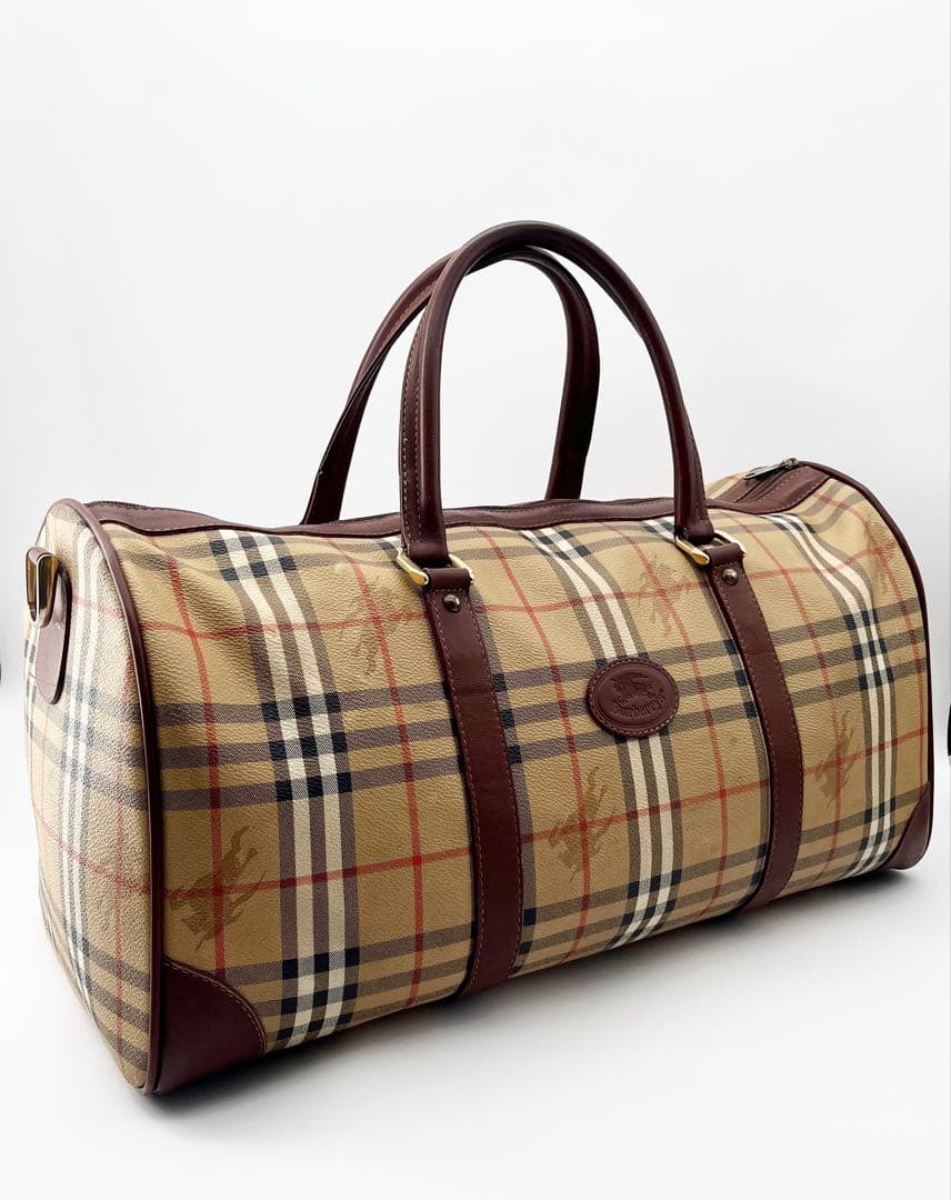 BURBERRY バーバリー シャドーホースボストンバック ノバチェック