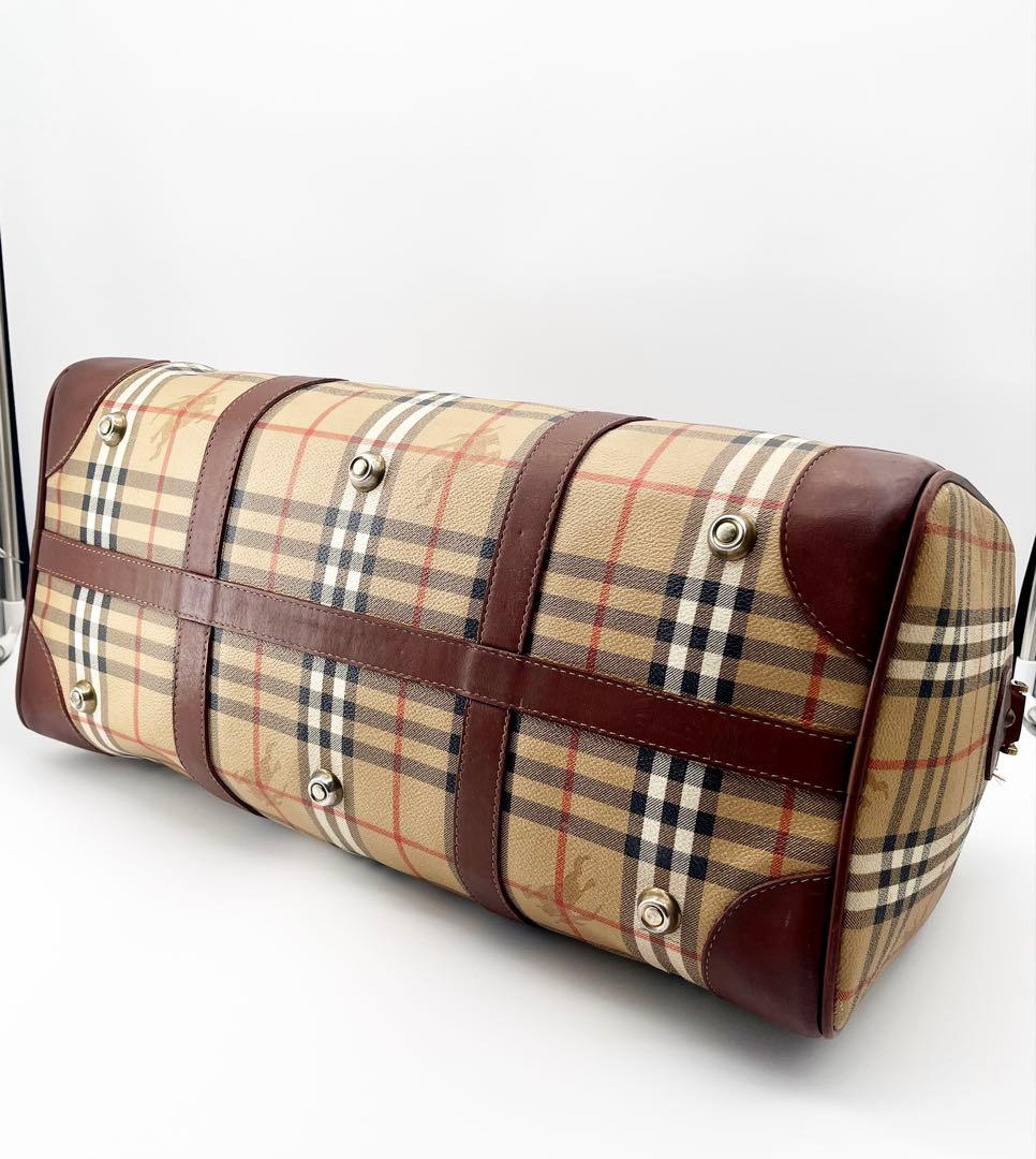 BURBERRY バーバリー シャドーホースボストンバック ノバチェック