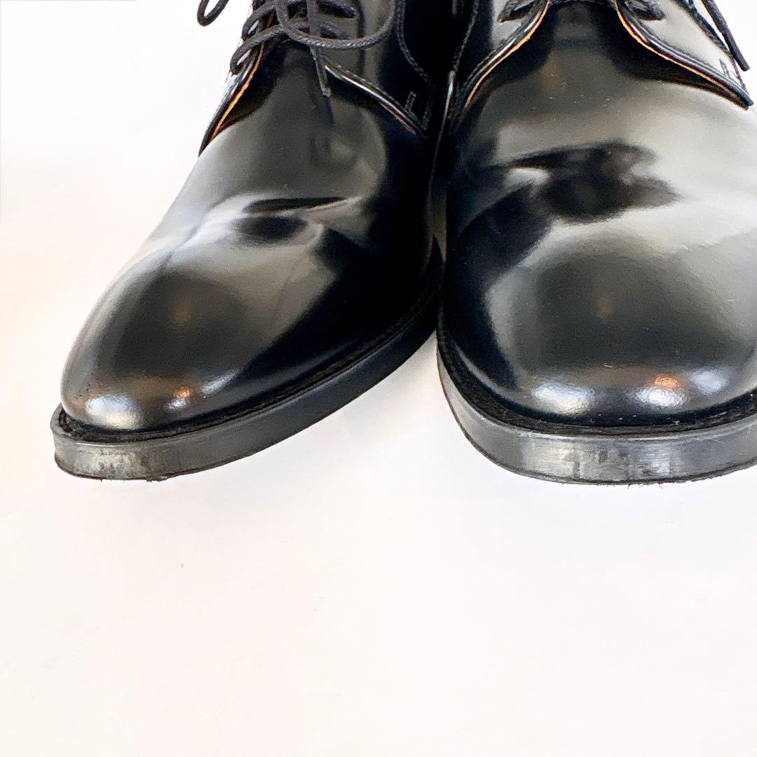 【美品】リーガル　ビジネスシューズ　810R プレーントゥ　ブラック　25