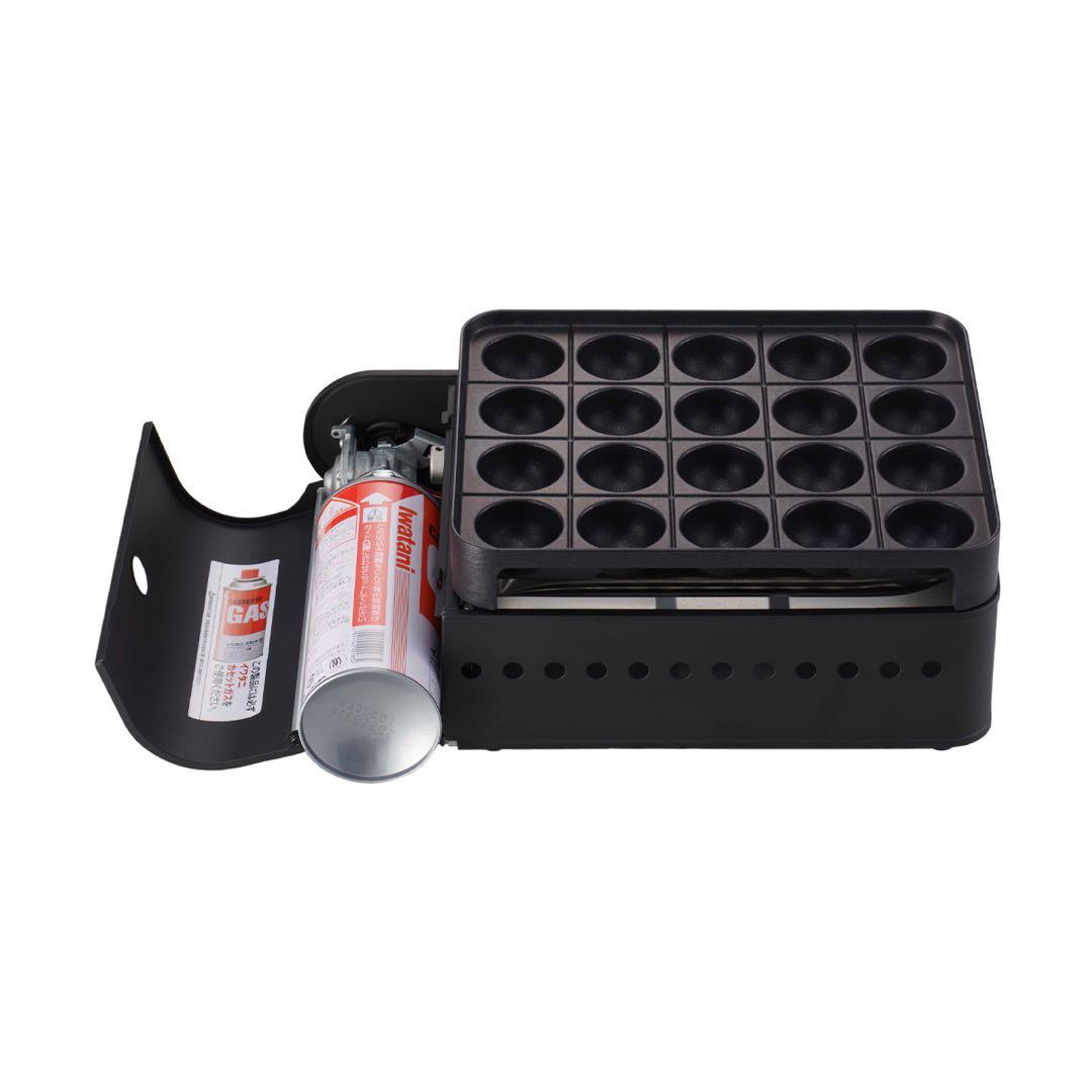 【新品未開封】たこ焼き器 ガス式(カセットガス3本付き)