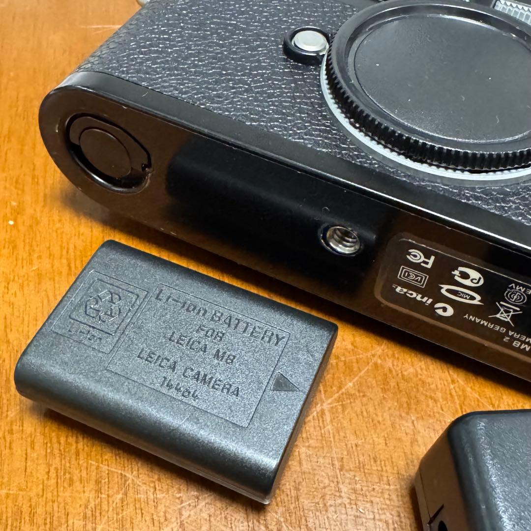 Leica M8.2デジタルカメラ ブラックペイント レンジファインダー