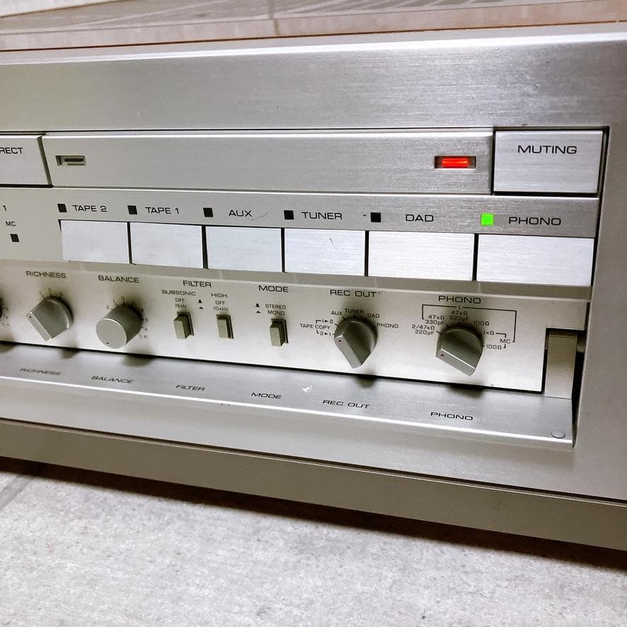 【極美品】YAMAHA プリメインアンプ A-2000 木目 名機 動作品