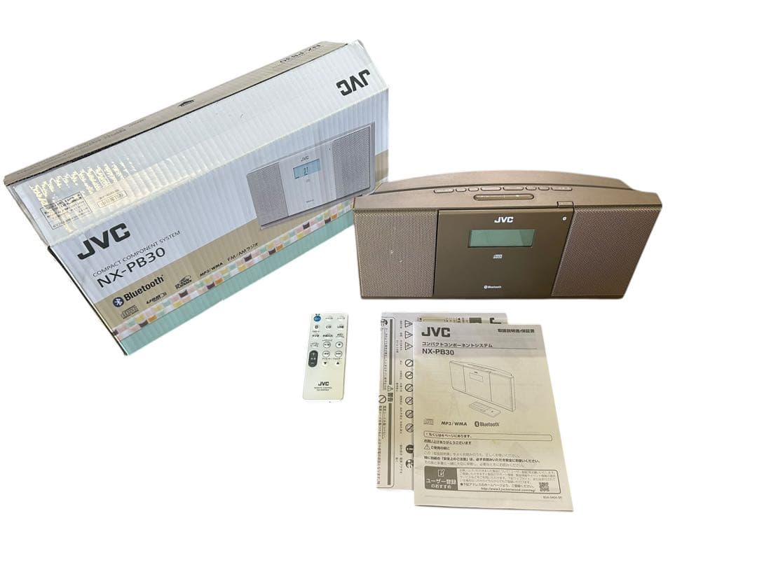 動作美品！　JVC コンポ　NX-PB30 ブラウン　2022年製