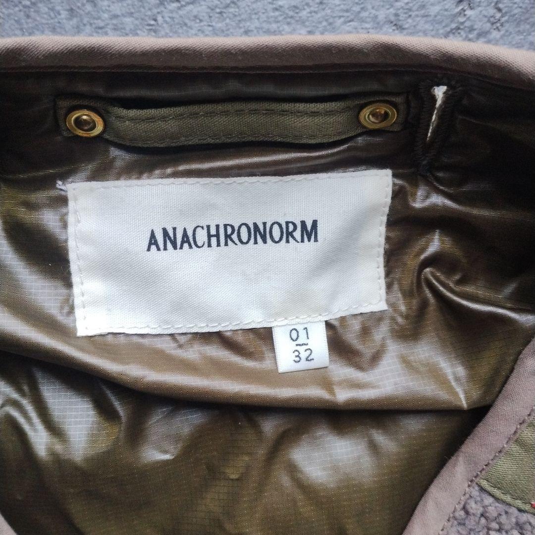 アナクロノーム　ノーカラーボアジャケット　ANACHRONORM　日本製