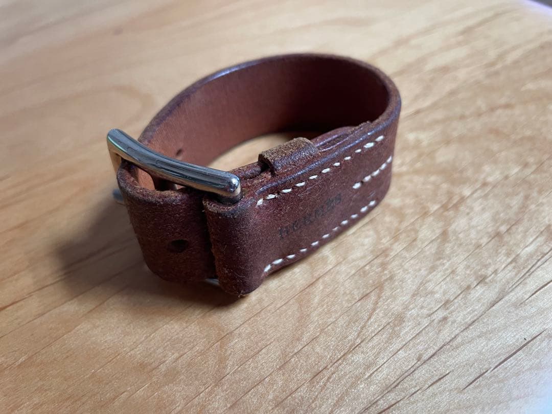 貴重 マルジェラ期 エルメス エトリヴィエール レザーバングル ブレスレット