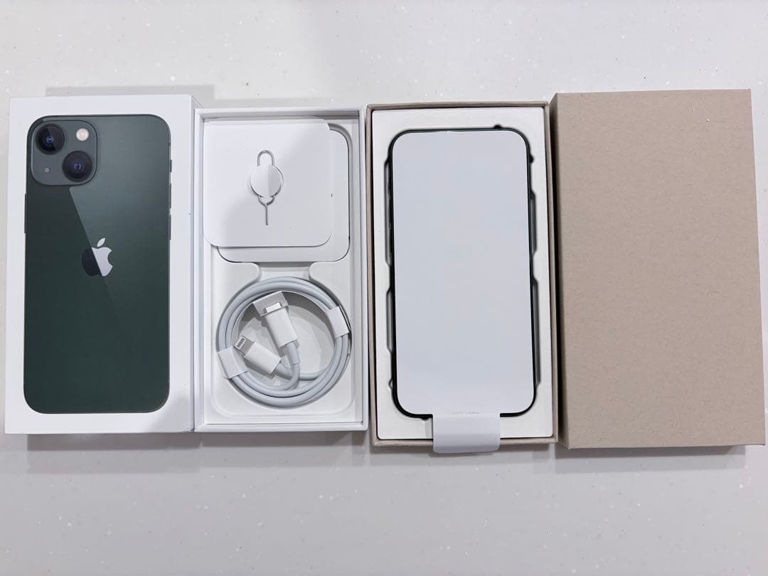 Apple iPhone 13 mini ダークグリーン 本体