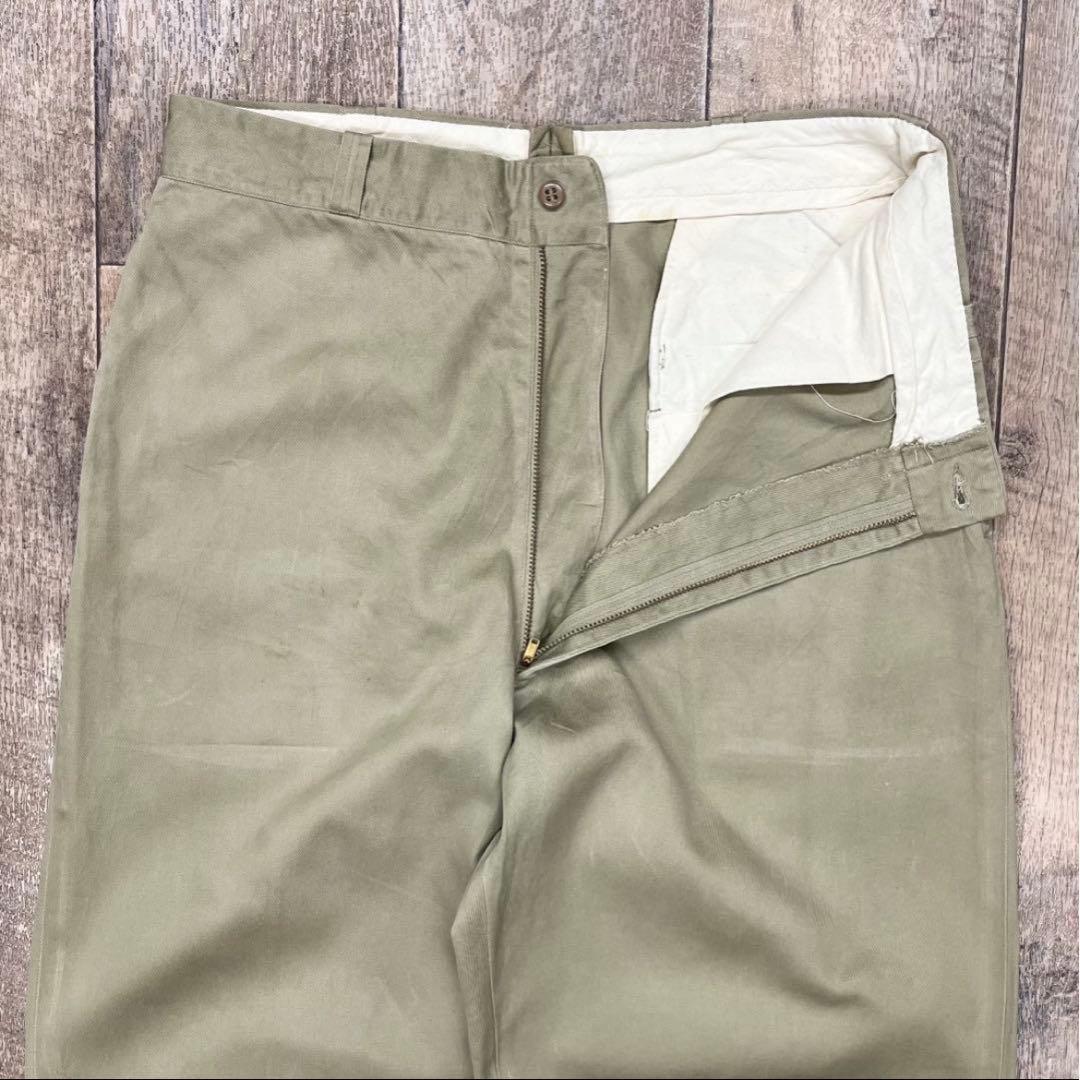 e*a様 60s chino US ARMY 米軍 チノパン コットン100%