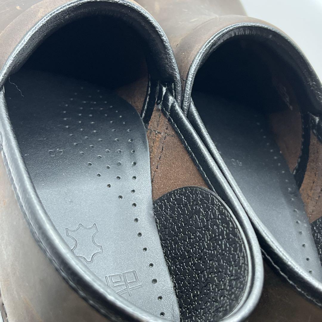 未使用級　DANSKO　プロフェッショナル　グロッグシューズ　ブラウン　40
