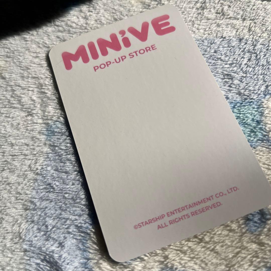 ive minive ウォニョン フェイスクッション 特典トレカ