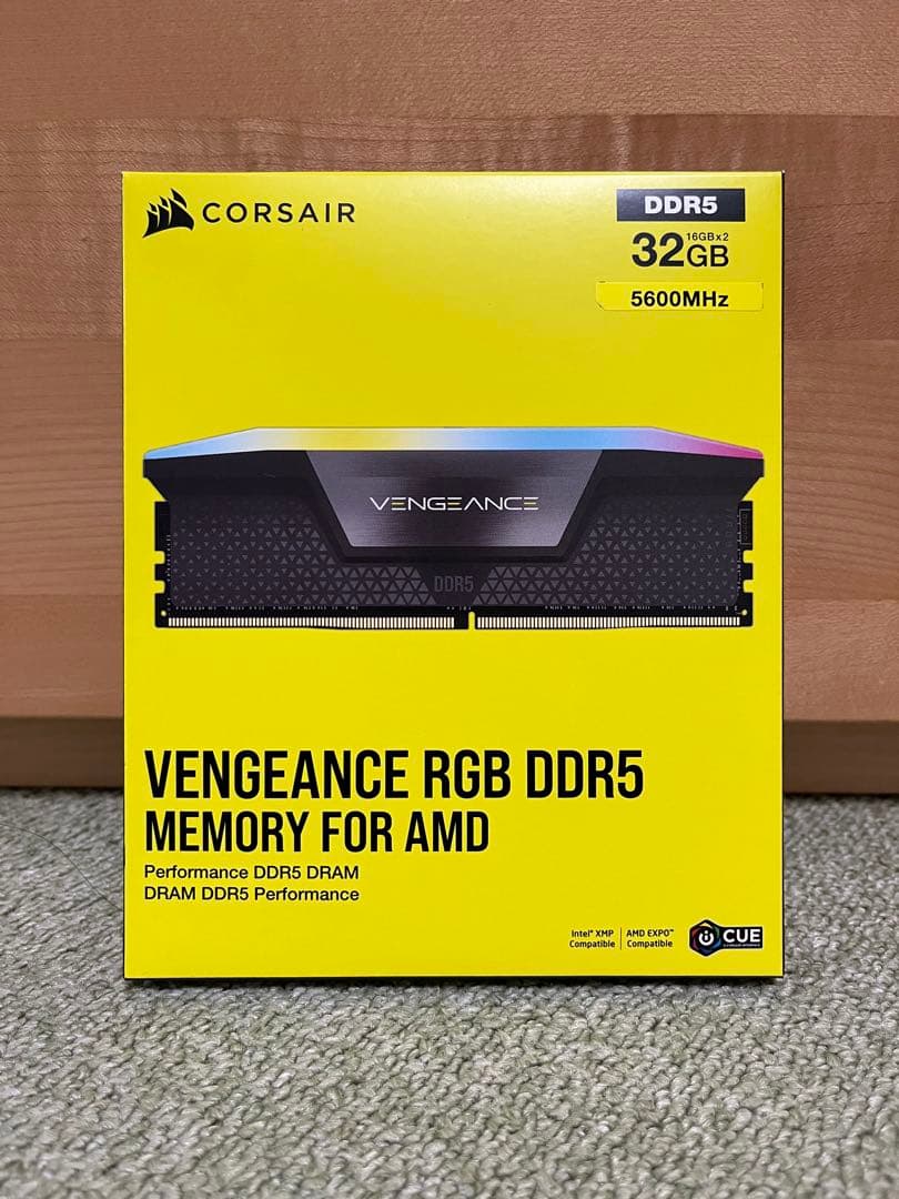 【未開封】CORSAIR DDR5 32GB 5600 amd対応　メモリー