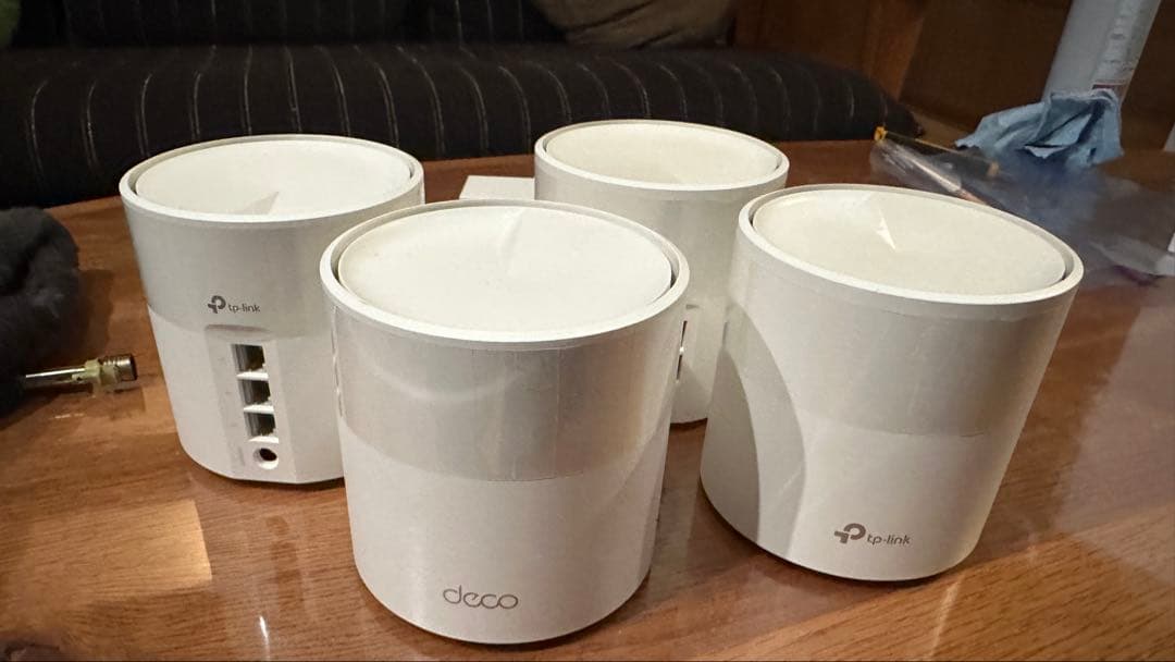 使用1ヶ月未満TP-Link Deco X50 メッシュWi-Fi 6対応 4台