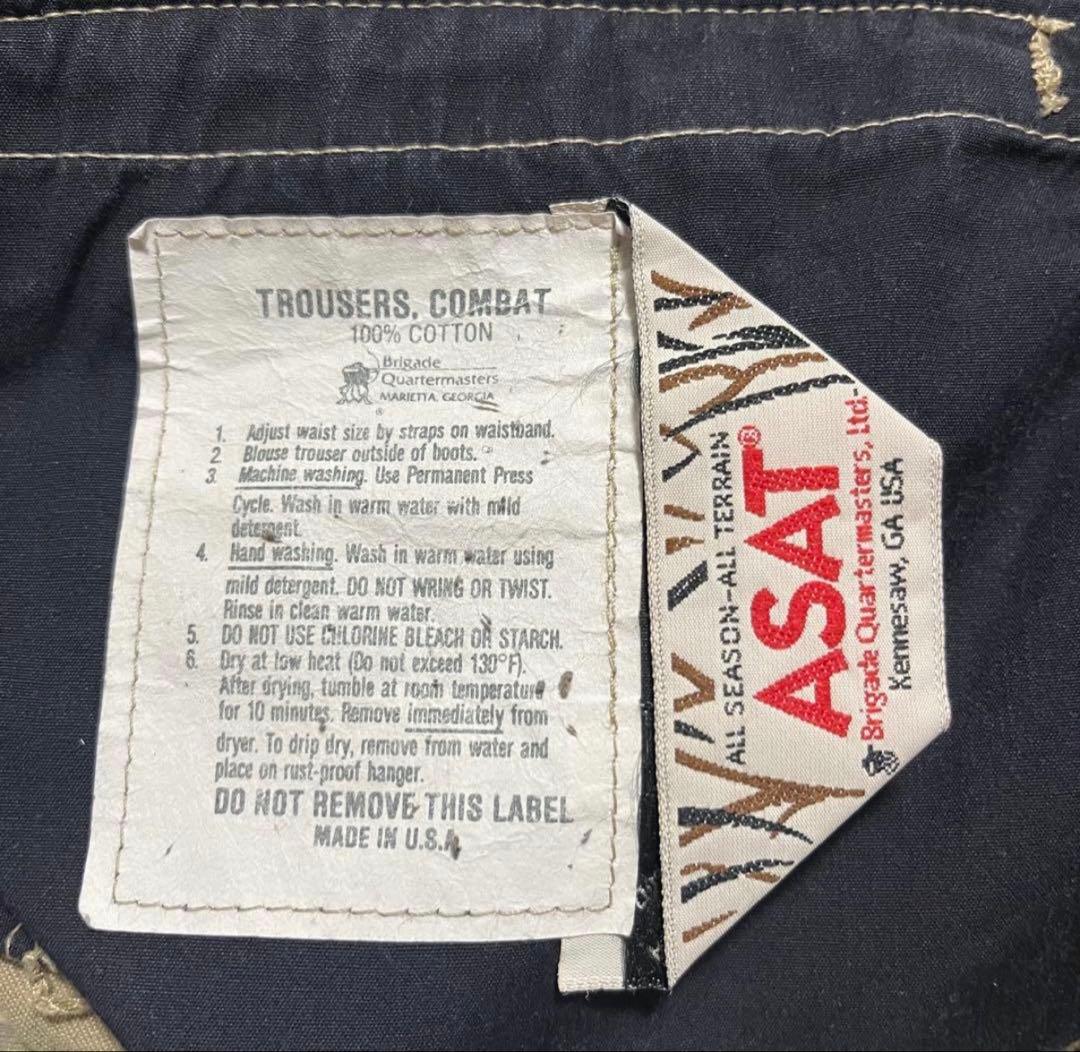 レア　ヴィンテージ　90S USA製 ASAT トライバルカモ 迷彩 パンツ