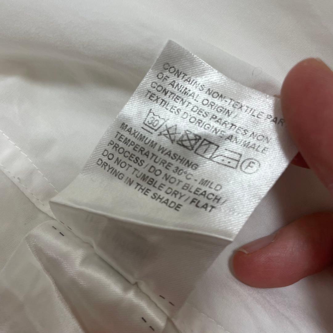 【美品】トムブラウン シャツワンピース ホワイト Mサイズ トリコロール