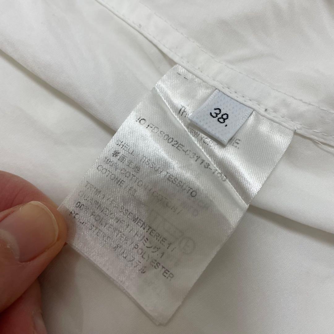 【美品】トムブラウン シャツワンピース ホワイト Mサイズ トリコロール