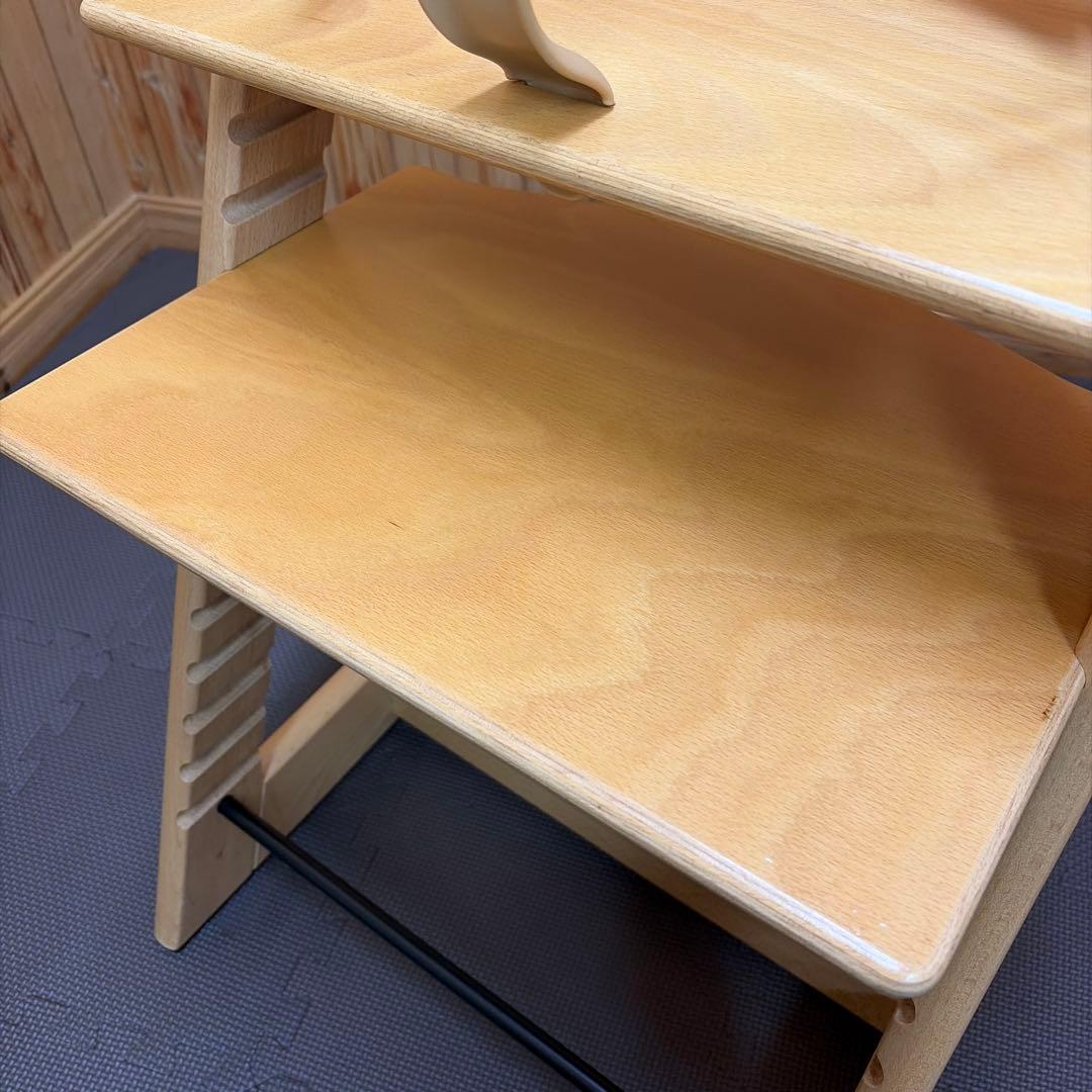 STOKKE トリップトラップ ナチュラル シリアル4 ベビーセット付