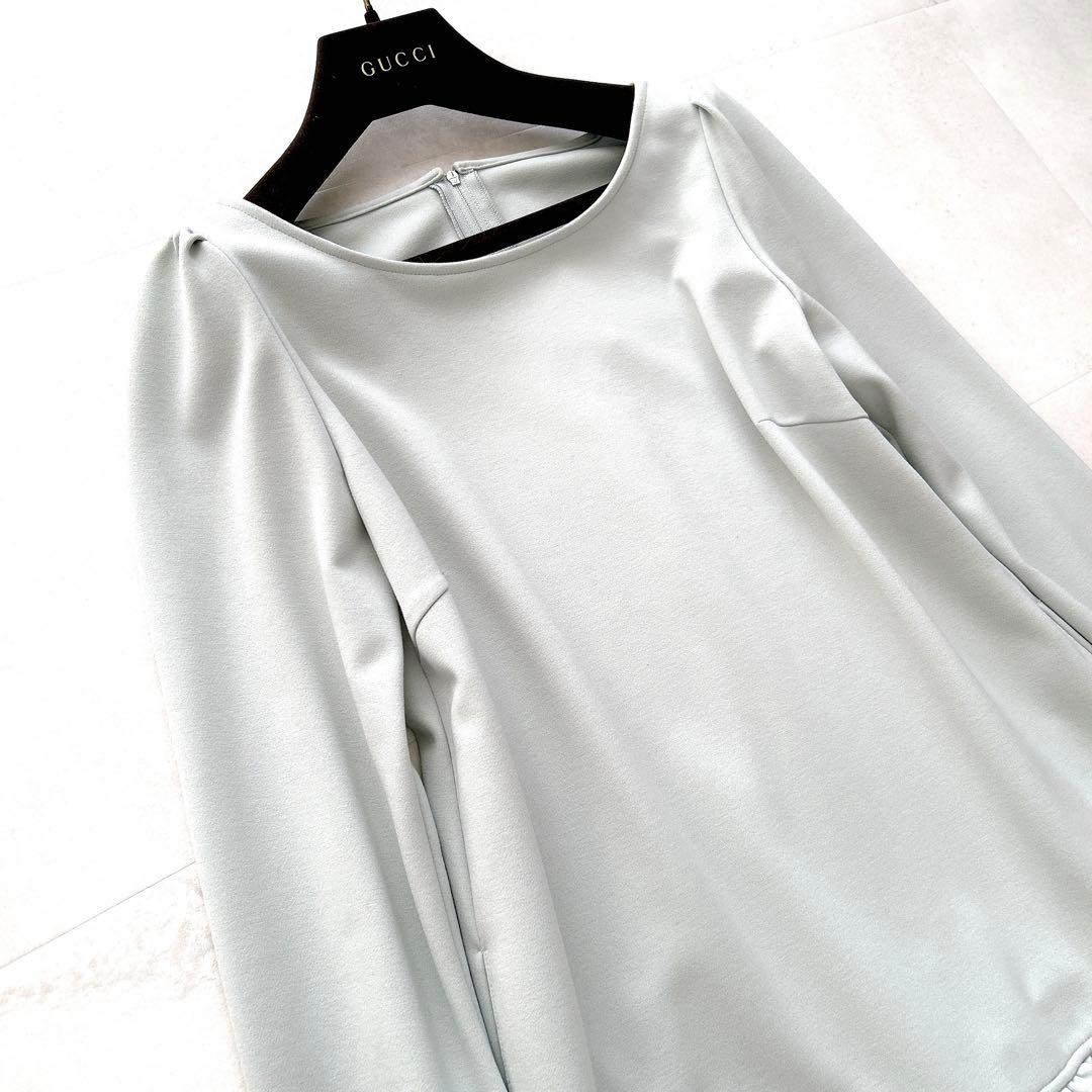 希少✨人気　ルネ　ワンピースラインストーンロゴプレートフリルティアード洗える近年