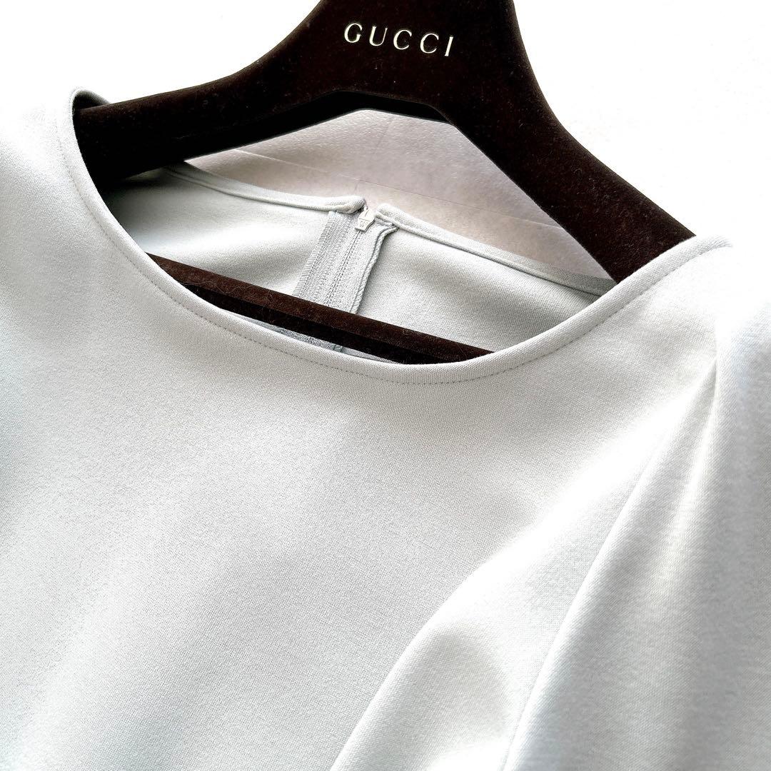 希少✨人気　ルネ　ワンピースラインストーンロゴプレートフリルティアード洗える近年