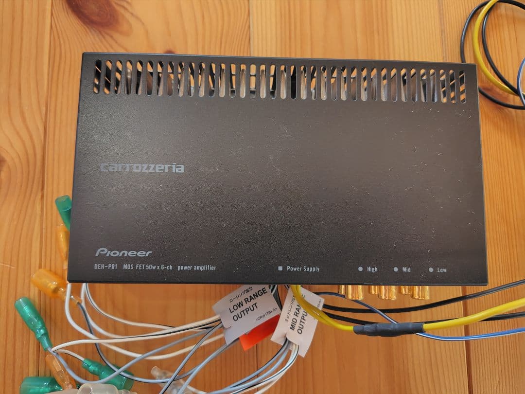 パイオニア（カロッツェリア）の6chアンプ